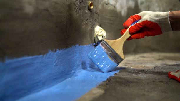 Commercial Waterproofing project at a Butler, OH business property by SJ Waterproofing Pros